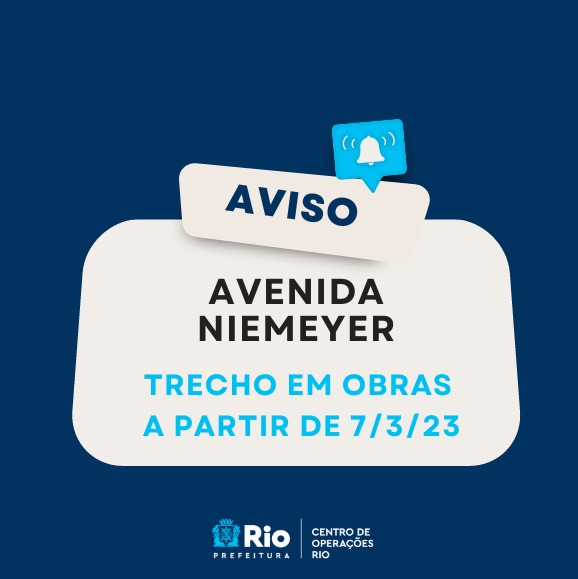 Avenida Niemeyer é reaberta após nove meses de interdição