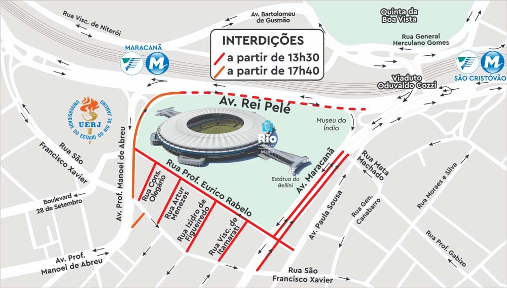 Flamengo x River: Prefeitura monta esquema especial para o