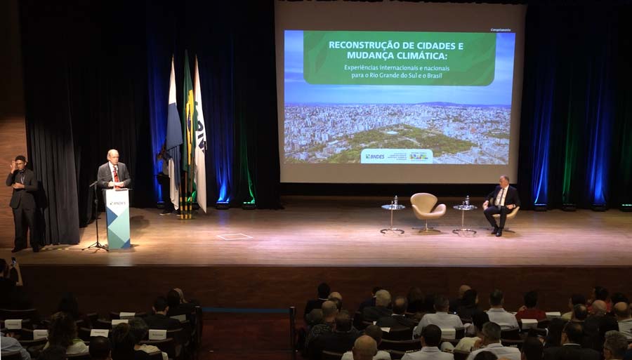 COR participa de evento organizado pelo BNDES sobre reconstrução de cidades e mudanças climáticas