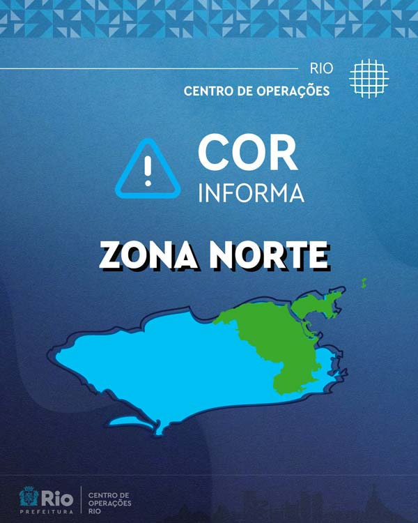 COR Informa - Centro de Operações Rio - Zona Norte