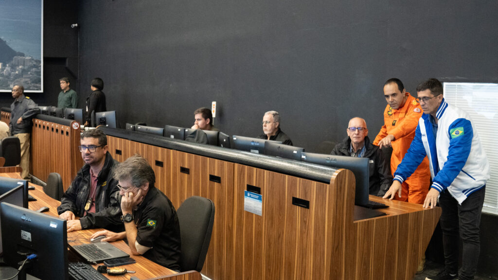 Forças de segurança estaduais e federais se reúnem no COR para ações integradas nos eventos pré-COP30