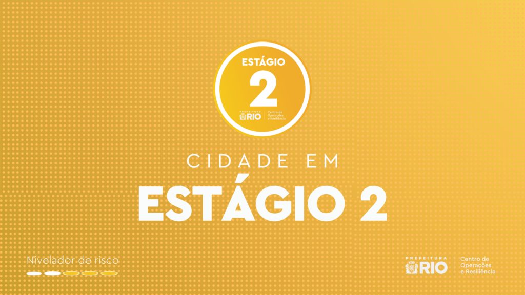 Município do Rio entrou no Estágio 2 às 19h05 desta quinta-feira, 6 de agosto de 2026
