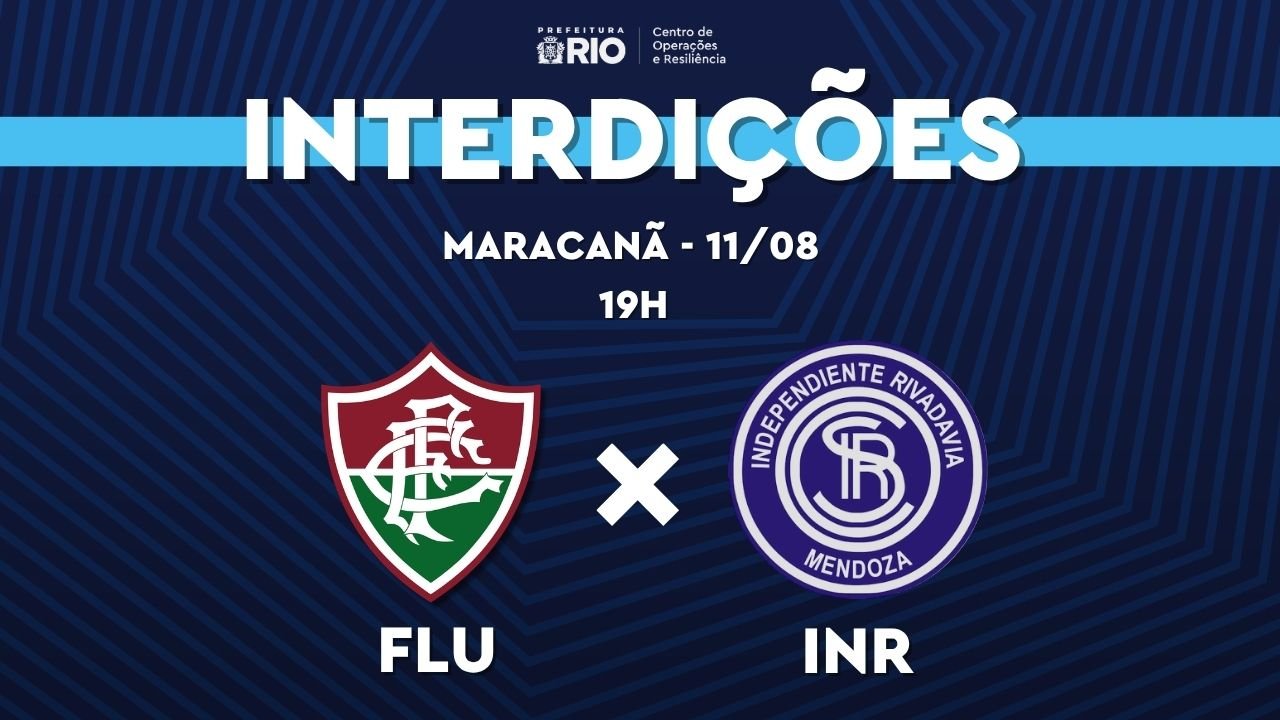 Maracanã: confira o esquema de trânsito para o jogo Fluminense x Independiente Rivadavia, nesta terça-feira (11/8)