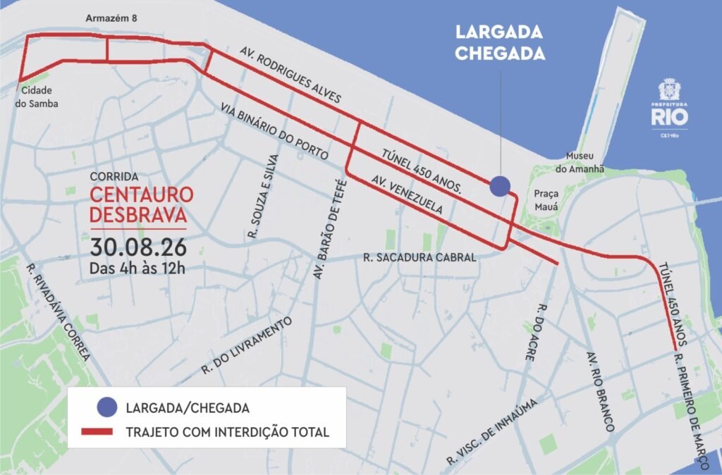 Centro: operação de trânsito para corrida de rua neste domingo (30/08)
